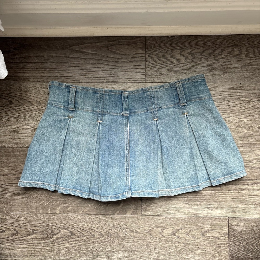 Almost Famous Denim Mini Skirt